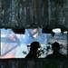 Firefighters  are seen through a barn window during a training exercise and controlled burn in 6700 block of Warner Rd. in Pittsfield Township on Thursday, May 9, 2013. Melanie Maxwell I AnnArbor.com